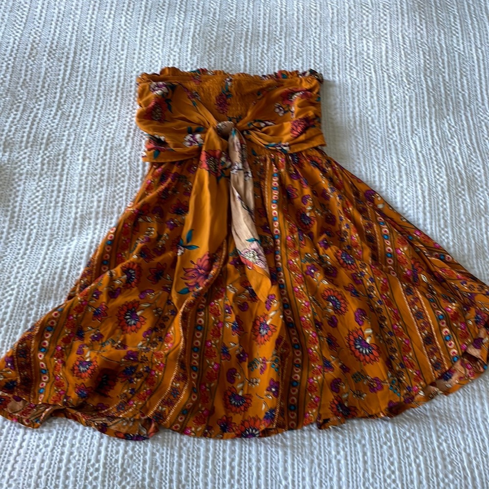 Orange Zaful Dress
